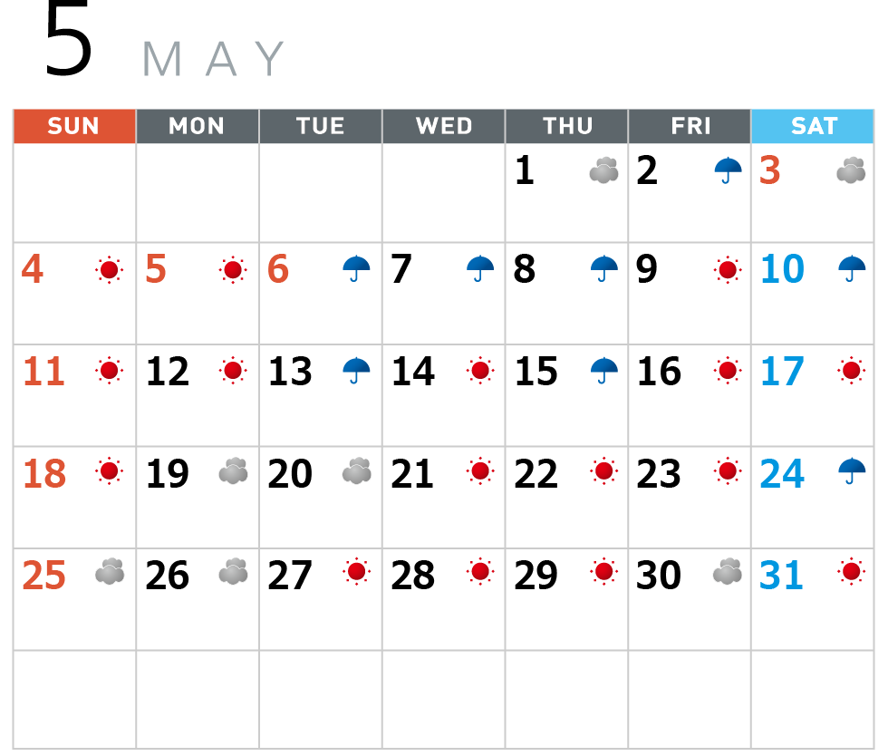 5月